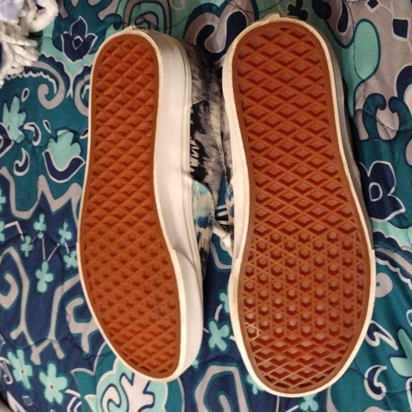 VANS DOHENY TYE DYE BLUE CASUAL SNEAKER women's size 7.5 - Picture 5 of 6